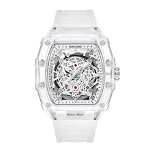 Load image into Gallery viewer, Reloj deportivo de cuarzo blanco