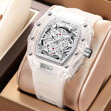 Load image into Gallery viewer, Reloj deportivo de cuarzo blanco