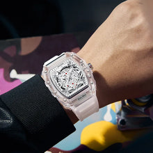 Load image into Gallery viewer, Reloj deportivo de cuarzo blanco
